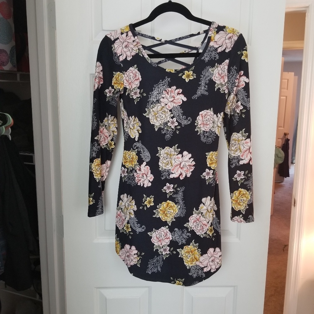Long Sleeve Floral Dress